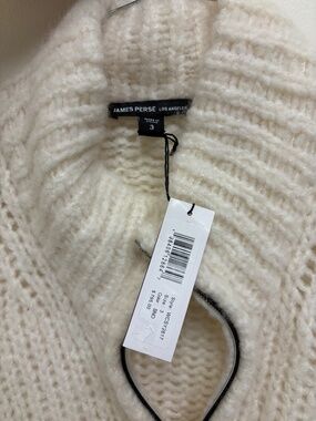 James Peres cashmere zip sweater.